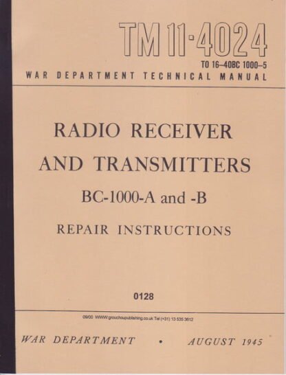 Radio BC 1000 A & B (71 p.)