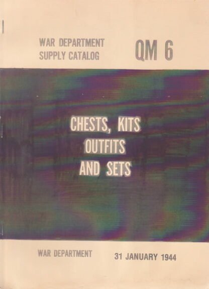 Quartermaster Supply Catalog QM6