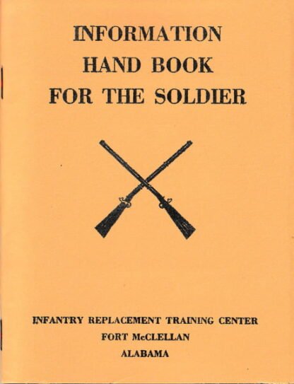 Information Hand Book for the soldier (46 p.)