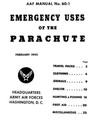 Emergency uses of parachute (24 p.)