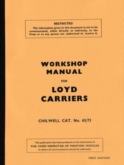 Loyd Carrier workshop manual (108 p.)