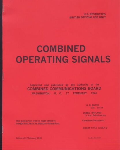 Combined Operations signals: Q codes (59 p.)