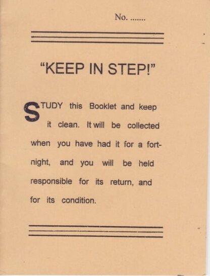 Keep in Step, for RAC recruits. ( 16 p.)