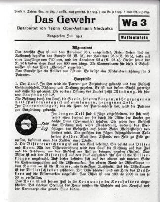 Voggenreiter Das Gewehr (6 p.)