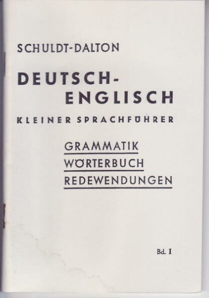 Deutsch-English kleiner Sprachfuhrer (62 p.)