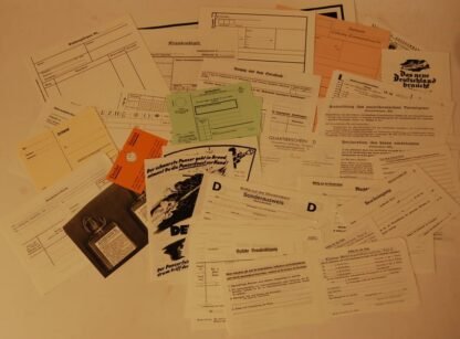 German forms, miscellaneous, app. 100 pcs